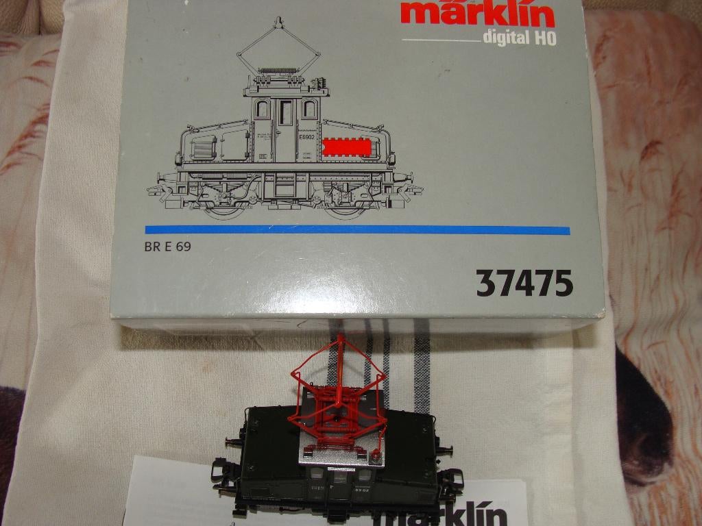 Märklin 37475 Digitale elektrische locomotief BR E69 DB, Hobby en Vrije tijd, Wisselstroom, Locomotief, Ophalen of Verzenden, Zo goed als nieuw
