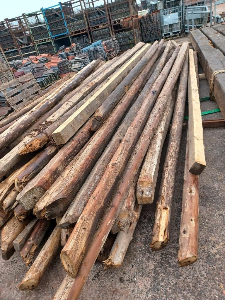 Juffers lengte 7-8 meter, Ophalen, Gebruikt, Balk, Vuren