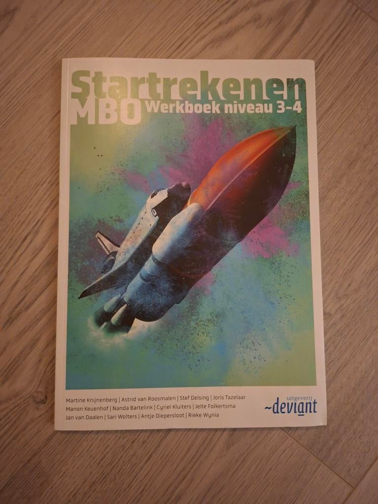 Startrekenen MBO Werkboek niveau 3-4, Boeken, Ophalen of Verzenden, Beta, Nieuw, MBO