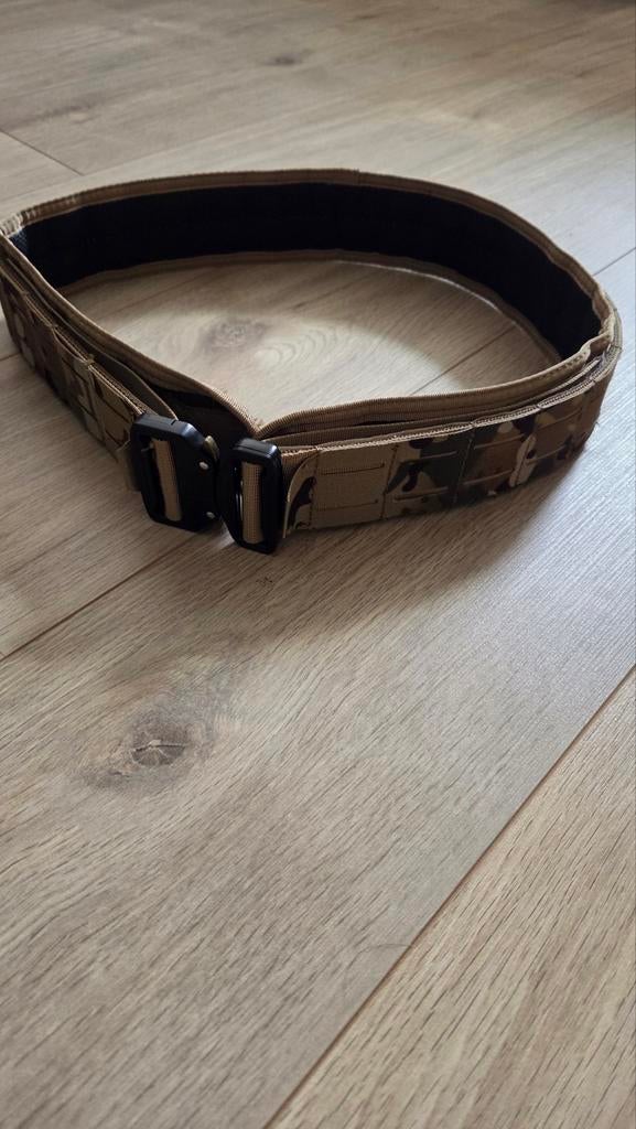 Tactical molle belt laser cut, Ophalen of Verzenden, Zo goed als nieuw, Zwart