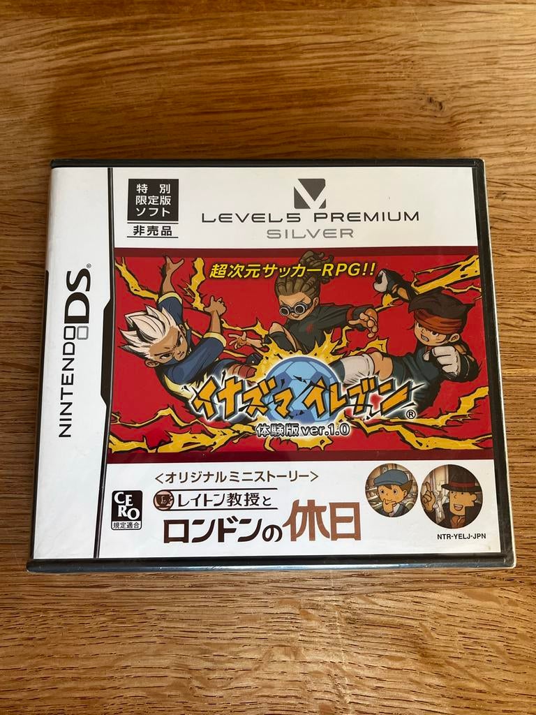 Levels Premium Silver Sealed Layton & Inazuma Nintendo DS, Spelcomputers en Games, 1 speler, Nieuw, Ophalen of Verzenden, Role Playing Game (Rpg)