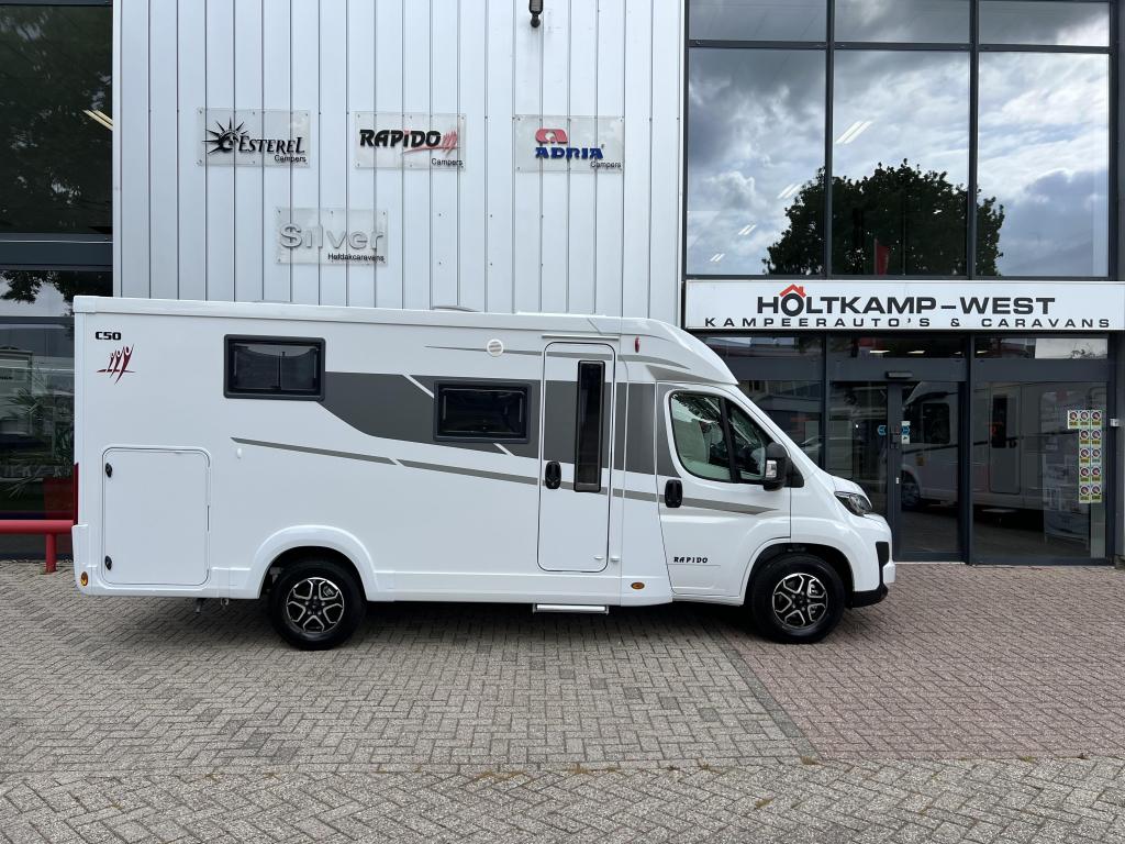 Rapido C50 WEGRIJAANBIEDING NIEUW, Caravans en Kamperen, Automaat, Fiat, Bedrijf, Diesel