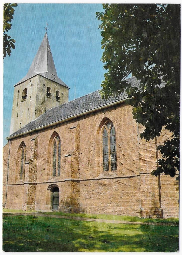 Westerbork Ned Herv Kerk ongelopen Ansichtkaart ( B4839 ), Ophalen of Verzenden, 1980 tot heden, Gelopen