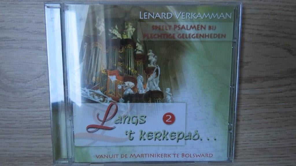 Cd orgel: Lenard Verkamman, Langs t kerkepad 2, Bolsward, Ophalen of Verzenden, Zo goed als nieuw, Gospel