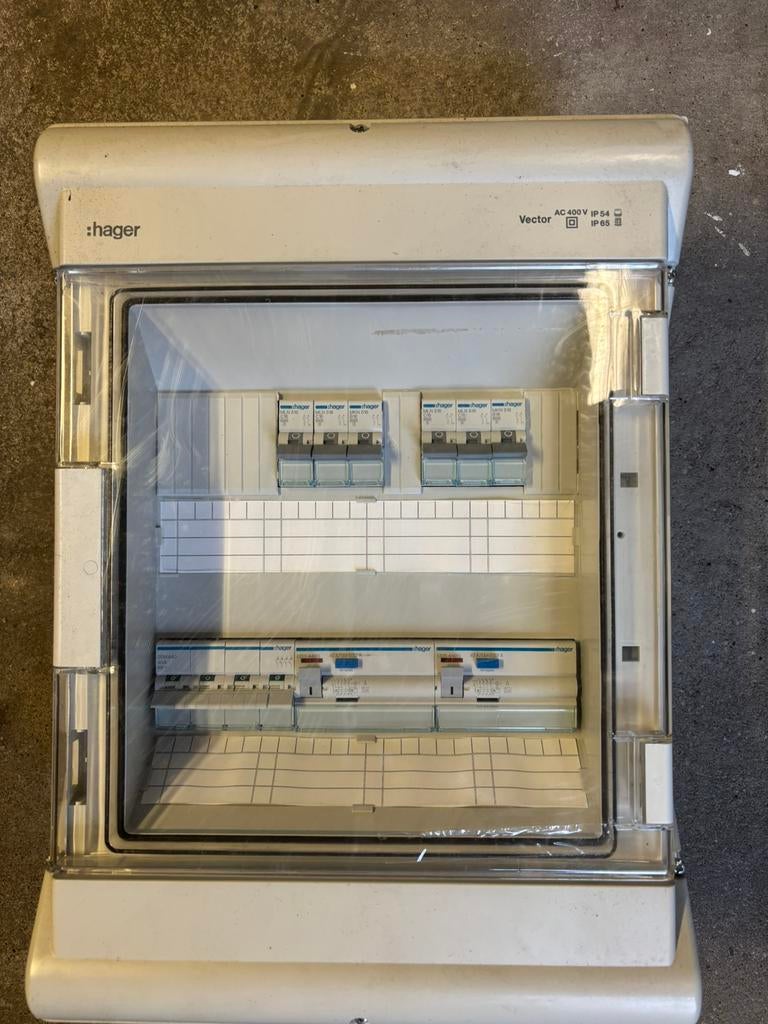 Hager vector 3-fase groepenkast, Doe-het-zelf en Verbouw, Ophalen of Verzenden, Zo goed als nieuw, Overige typen