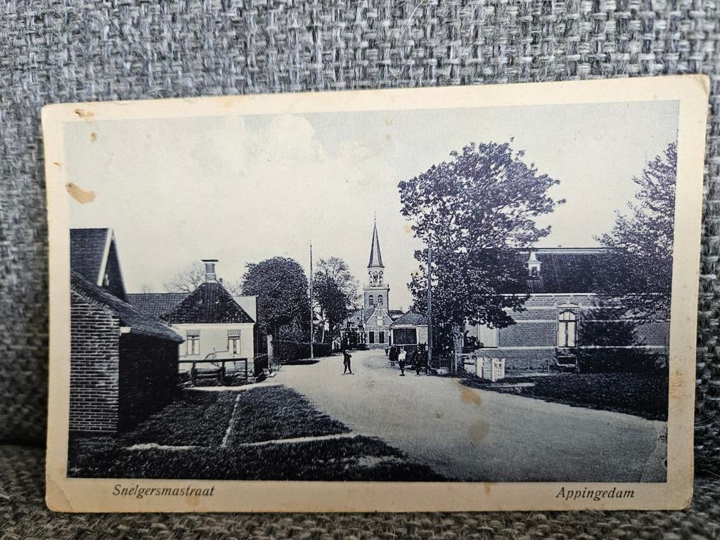 Oude Ansichtkaart Appingedam Sneltgersmastraat, Verzenden, Voor 1920, Gelopen, Groningen