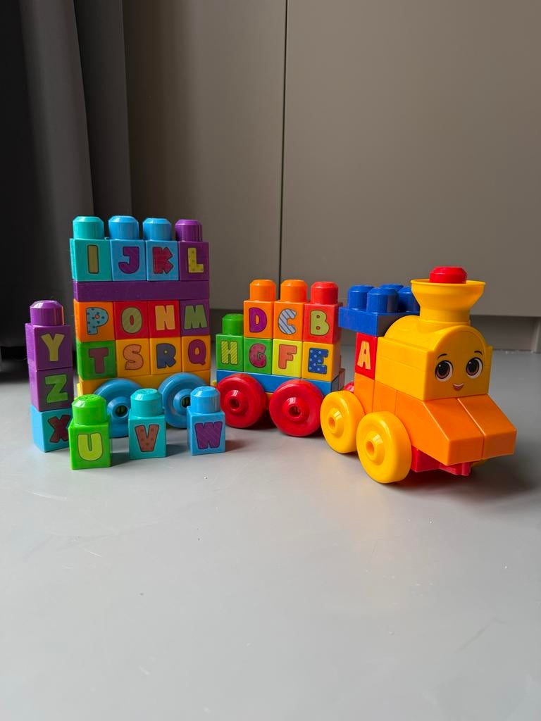 MegaBloks ABC muziektrein, Ophalen of Verzenden, Zo goed als nieuw, Megabloks