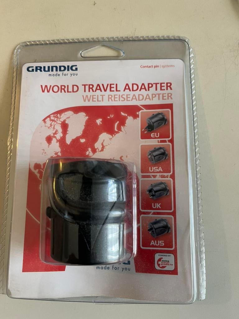 Reisstekker / adapter - Grundig, Ophalen of Verzenden, Nieuw