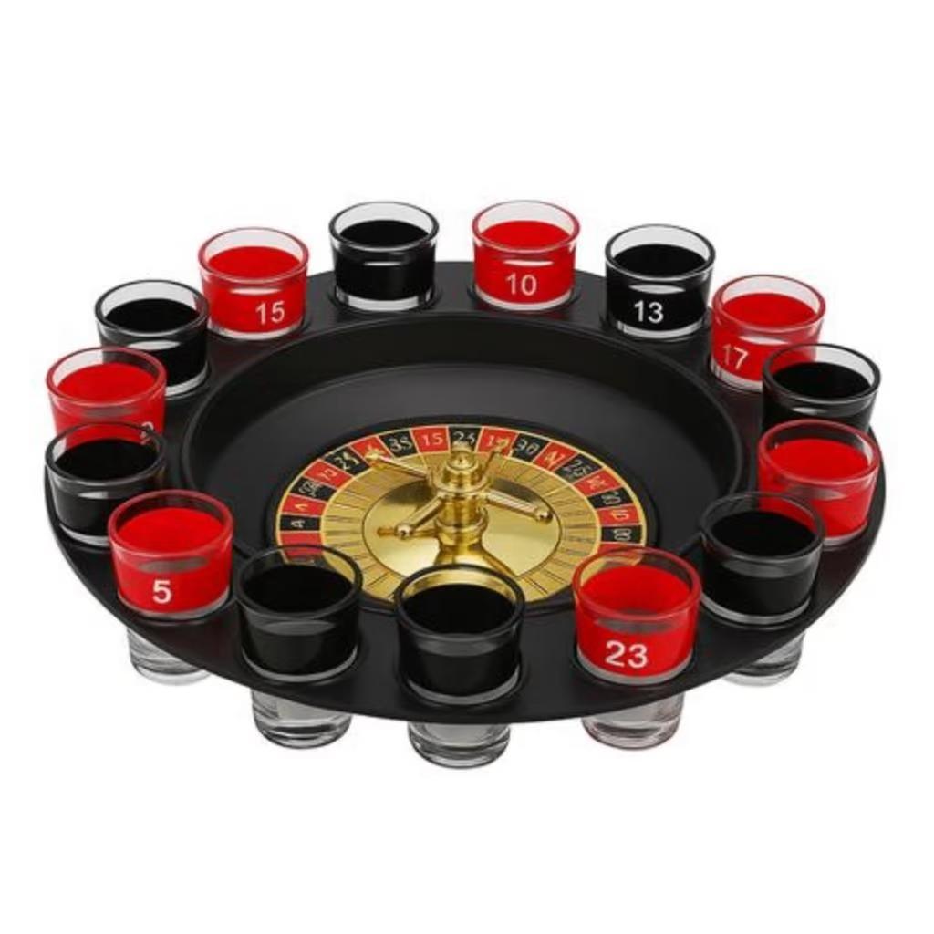 Shot roulette spel - Drankspel - Bordspel - Roulette spel, Cave & Garden, Verzenden, Nieuw, Kouwe Hoek 1B, Waddinxveen