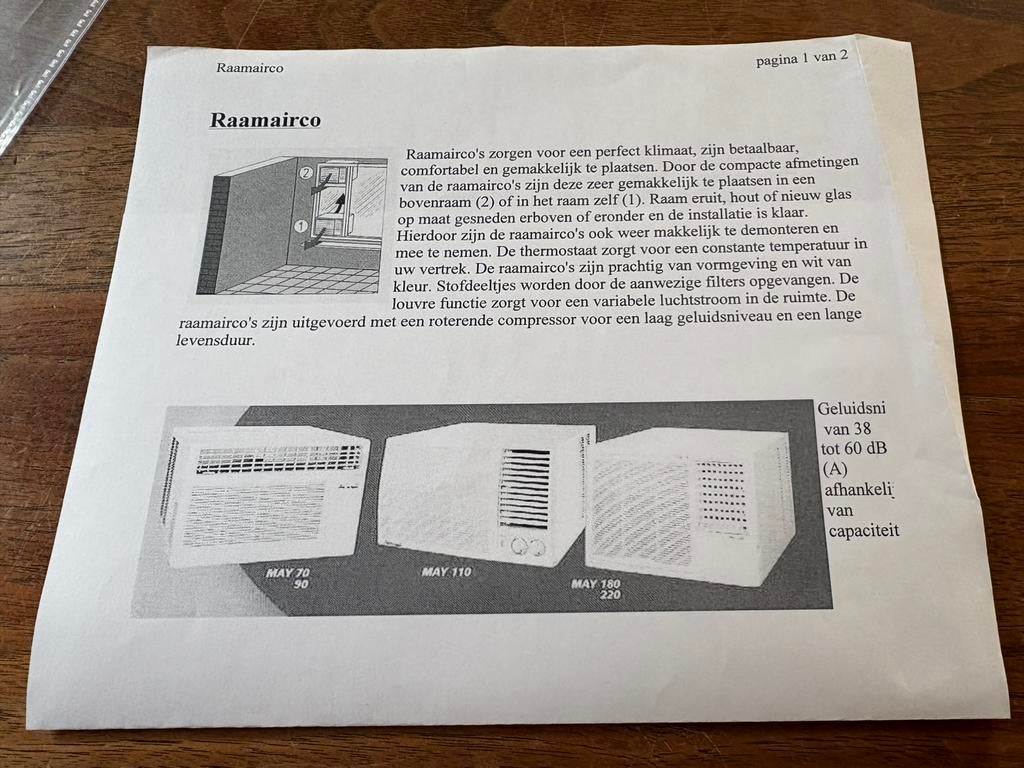 Raam airco - Koel je kamer snel!, Witgoed en Apparatuur, Airco's, Ophalen, Gebruikt, Minder dan 60 m³, Timer