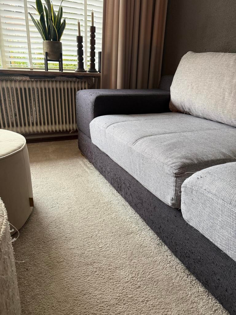 Grote hoekbank, gratis, kattenschade, Huis en Inrichting, Banken | Bankstellen, Ophalen, 250 tot 300 cm, Gebruikt, Hoekbank