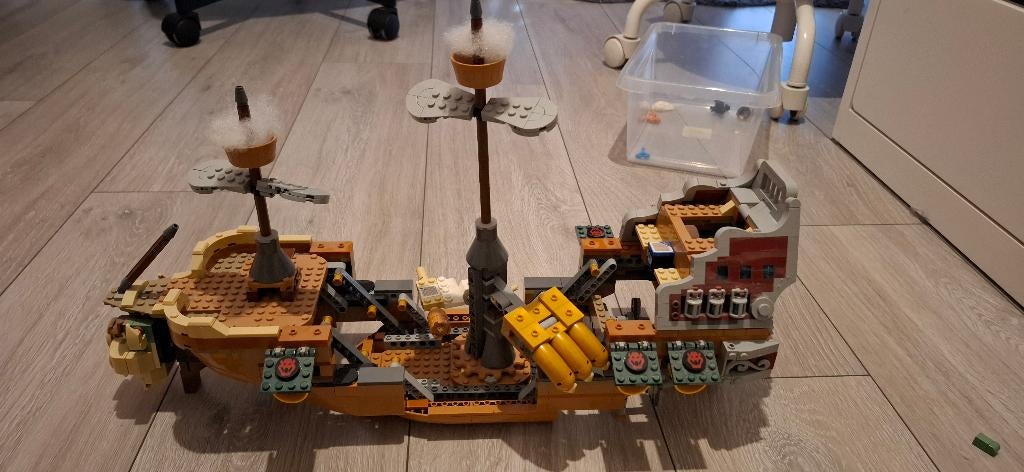 Bowser schip - lego Mario + extra sets, Ophalen, Zo goed als nieuw