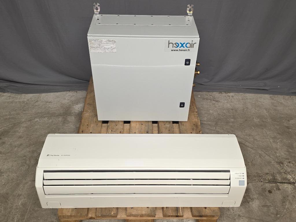 Fuji Electric watergekoelde airco wandmodel inverter 5,2 kW, Timer, Refurbished, 3 snelheden of meer, Ophalen of Verzenden