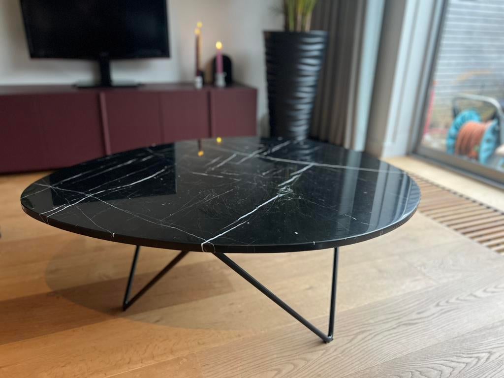 Marmeren Salontafel - Richard - Zwart Marmer - Furnified, Huis en Inrichting, Tafels | Salontafels, Ophalen, Overige materialen
