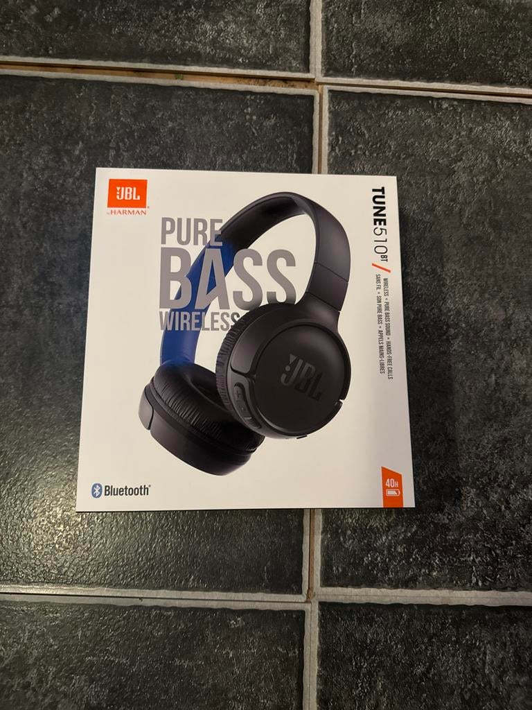 JBL Tune 510BT Draadloze Koptelefoon - Nieuw in Doos!, Overige merken, Nieuw, Draadloos, Op oor (supra aural)
