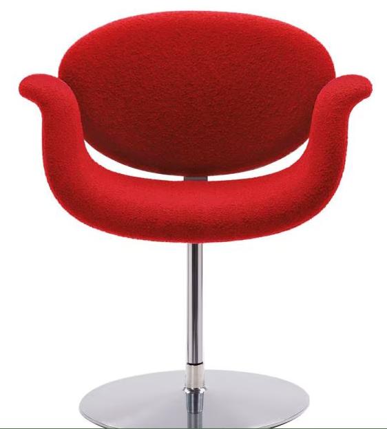 4 x Red Tulip Dining Chairs Artifort Design Pierre Paulin, Ophalen, Gebruikt, Luxury Design, Rood