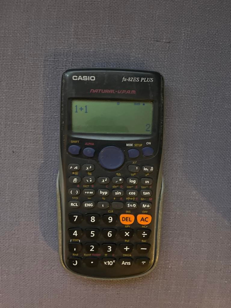 Casio fx-82ES PLUS Rekenmachine, Ophalen