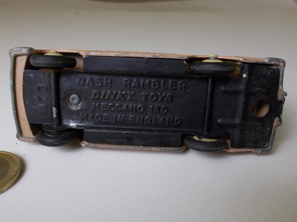 1957 Dinky Toys 173 NASH RAMBLER (Gerestaureerd), Ophalen of Verzenden, Gebruikt, Auto, Dinky Toys