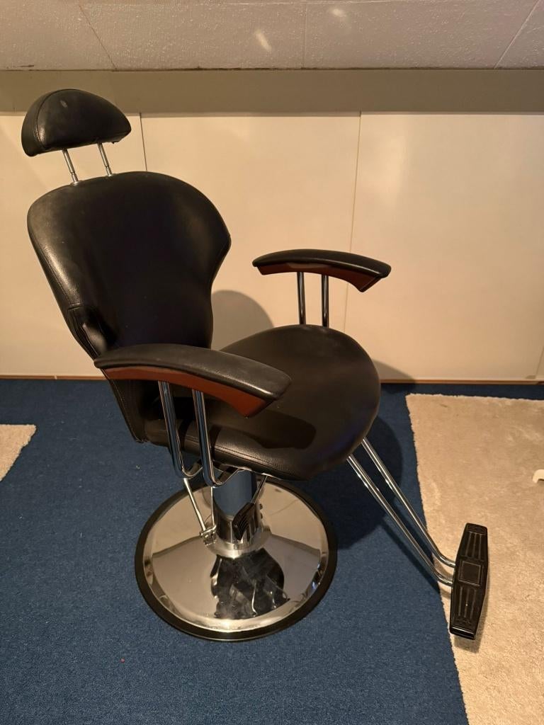 kapsalon stoel, Ophalen, Gebruikt, Zwart, Overige materialen