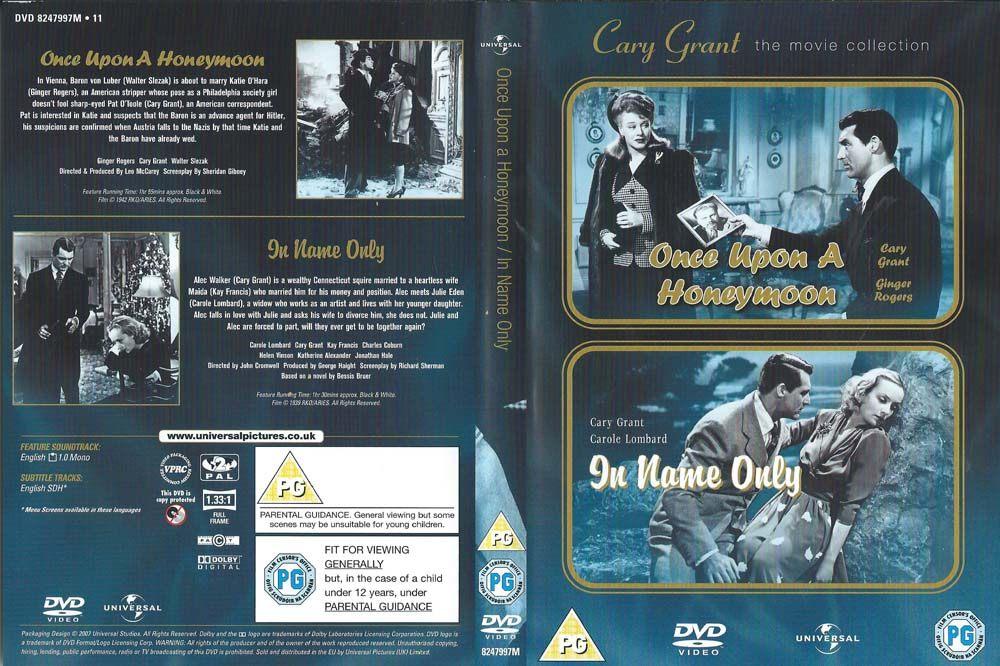 Once Upon a Honeymoon 1942 DVD met Cary Grant, Ginger, Ophalen of Verzenden, Zo goed als nieuw, Actie en Avontuur, Alle leeftijden