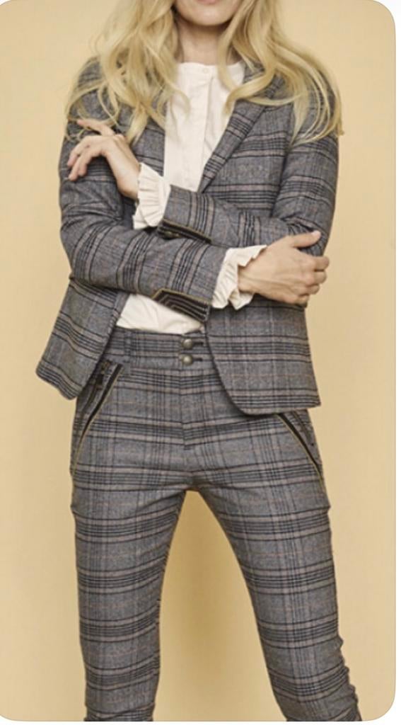 Mos Mosh pak 42 en rok zgan, Kleding | Dames, MOS MOSH, Kostuum of Pak, Maat 42/44 (L), Ophalen of Verzenden