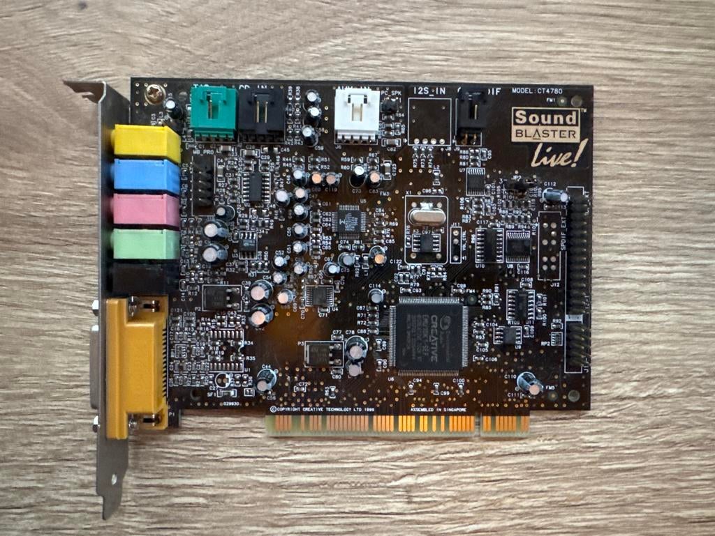 Creatieve Labs SoundBlaster PCI Live 5.1 - CT4780, Ophalen of Verzenden