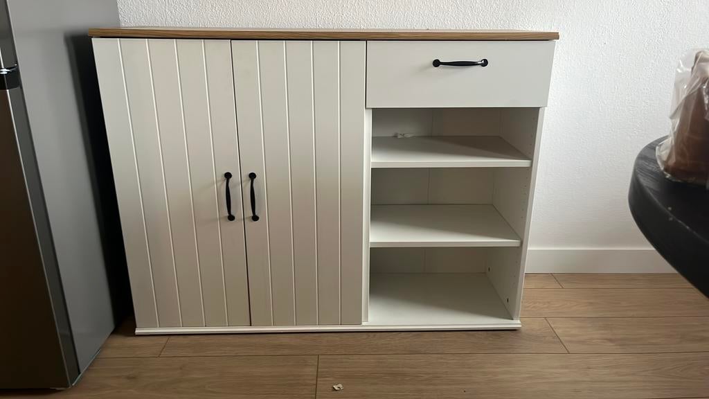 Keukenkast, Badkamerkast, Schoenenkast enz., Ophalen, Eikenhout, Zo goed als nieuw, 25 tot 50 cm