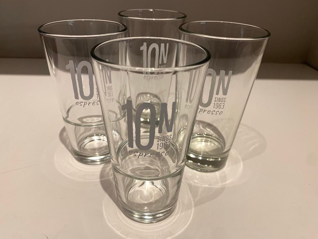 6 Latte Macchiato Glazen, Ophalen of Verzenden, Gebruikt