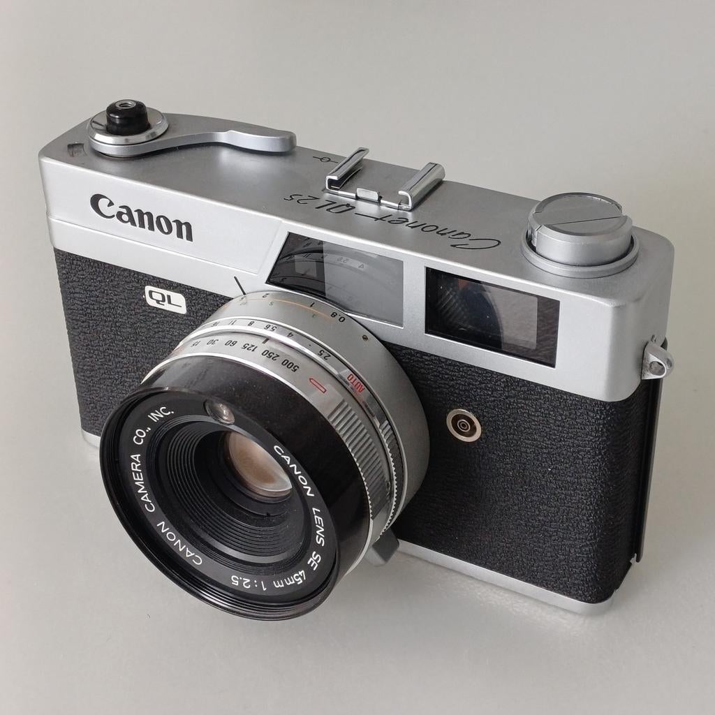 Vintage Canonet QL 25, Audio, Tv en Foto, Fotocamera's Analoog, Ophalen of Verzenden, Gebruikt, Compact, Canon