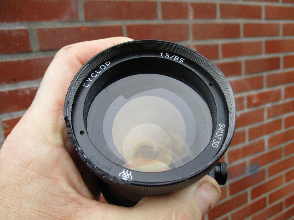 Helios Cyclop-1 objectief 85mm/1.5 bokeh (beschadigd), Gebruikt, Overige typen, Ophalen of Verzenden, Nachtkijker