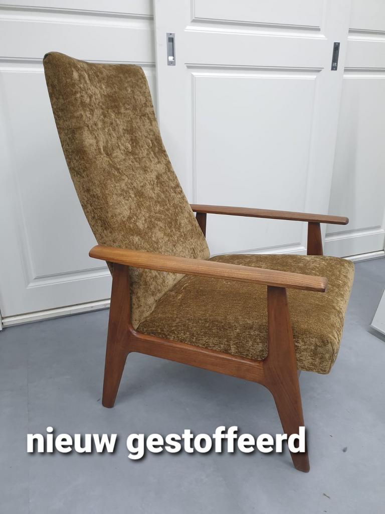 Topform Fauteuil nieuw gestoffeerd, Ophalen, Bruin