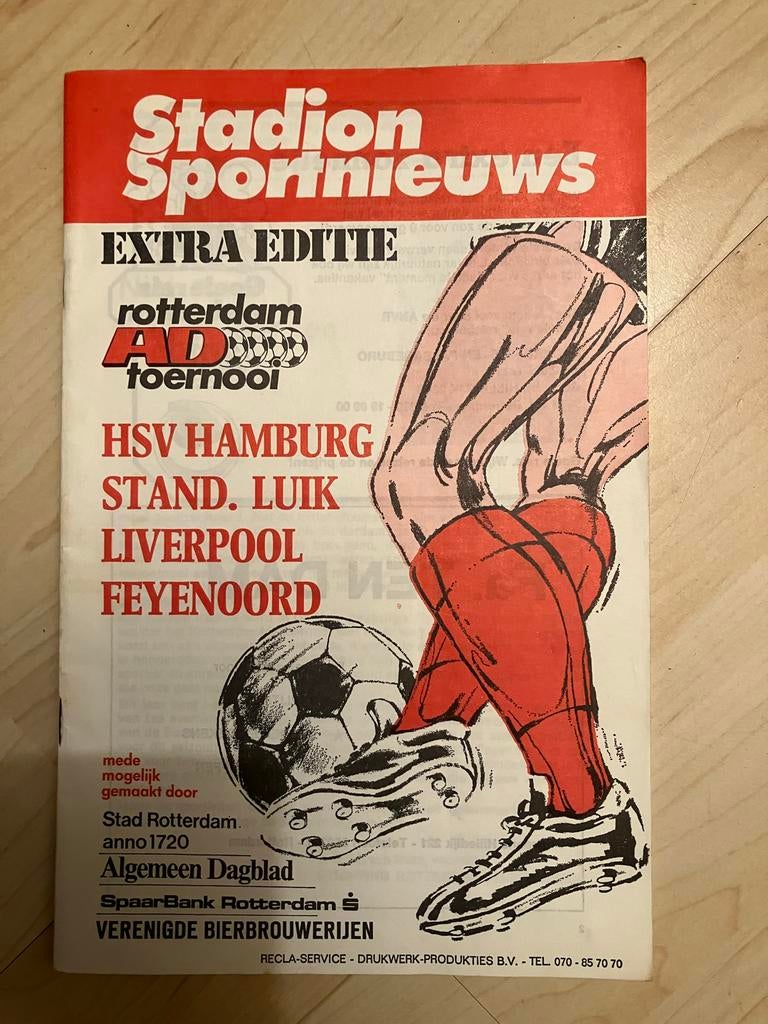 Stadion sportnieuws Rotterdam AD tournooi, Ophalen of Verzenden