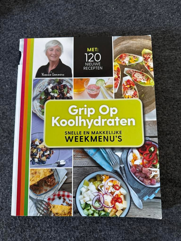 Grip op Koolhydraten - Yvonne Lemmers, Voorgerechten en Soepen, Ophalen of Verzenden, Zo goed als nieuw, Gezond koken