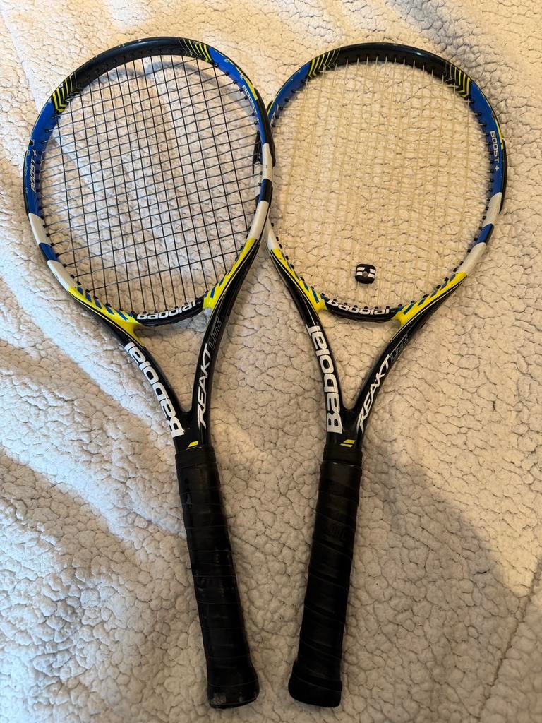 Babolat Reakt Lite Tennisrackets - Set van 2, Sport en Fitness, Tennis, Gebruikt, Racket, Babolat, L3, Ophalen of Verzenden