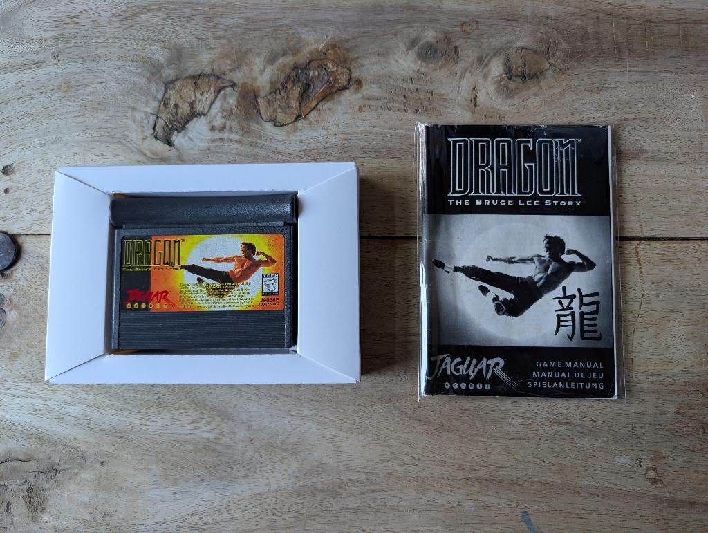 Dragon The Bruce Lee Story - Atari Jaguar spel game, Spelcomputers en Games, Gebruikt, Vanaf 18 jaar, Vechten, Atari Jaguar