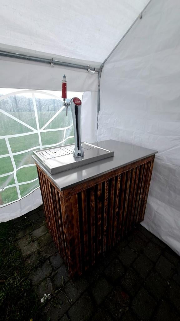 TE HUUR Mobiele biertap ook fusten verkrijgbaar, Witgoed en Apparatuur, Thuistaps, Zo goed als nieuw, Ophalen