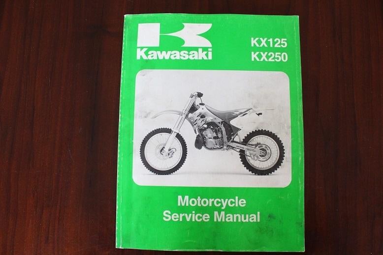 Kawasaki KX125 KX250 1994 motorcycle service manual handboek, Motoren, Handleidingen en Instructieboekjes, Kawasaki, Ophalen of Verzenden