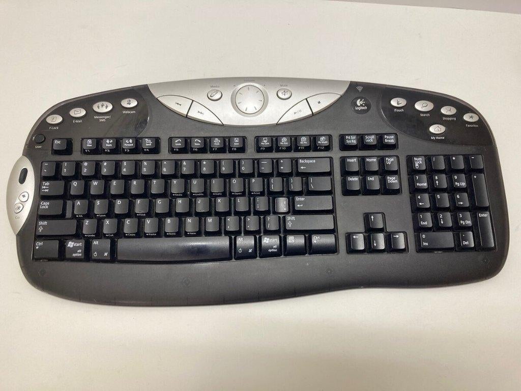 Logitech mx duo elite cordless wireless keyboard, Computers en Software, Ophalen of Verzenden, Gebruikt