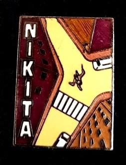 Nikita film pin, Verzenden, Nieuw, Overige onderwerpen, Speldje of Pin