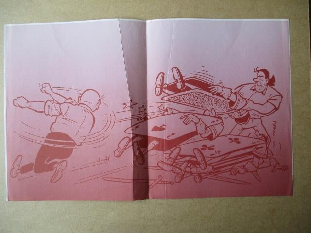 adv10398 suske en wiske poster 4, Verzamelen, Ophalen, Suske en Wiske, Gebruikt, Plaatje, Poster of Sticker