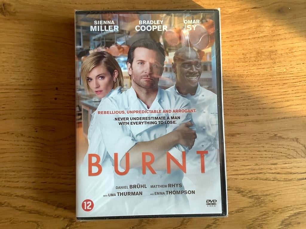 Burnt, Bradley Cooper, Omar Sy (dvd nieuw in seal)., Vanaf 12 jaar, Ophalen of Verzenden, Zo goed als nieuw, Romantische komedie