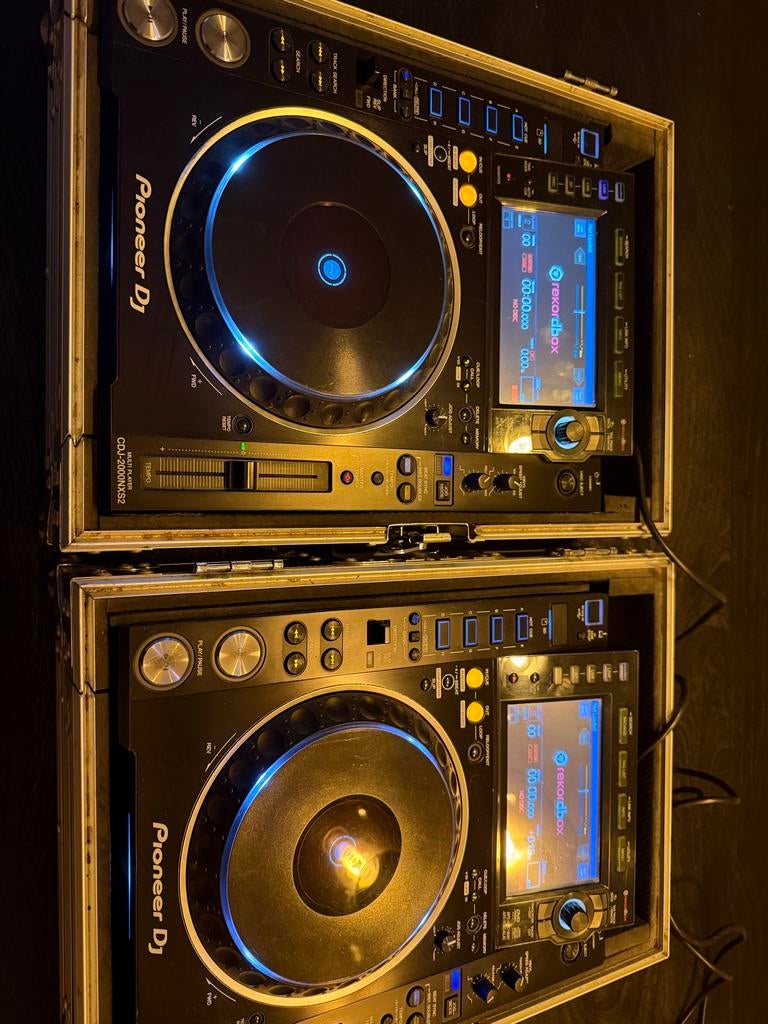 Pioneer CDJ-2000 Nexus 2 Set, Ophalen of Verzenden, Gebruikt, Draaitafel, Pioneer