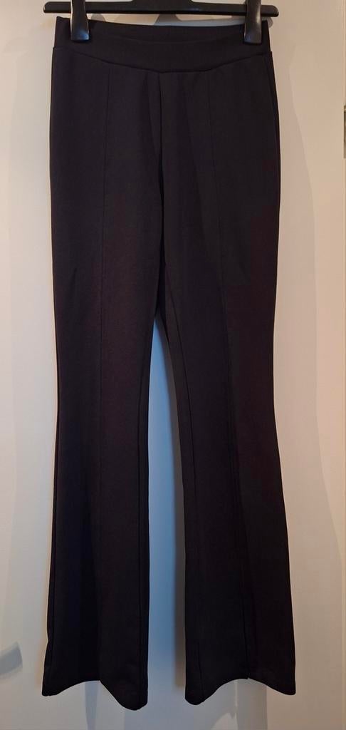 Costes flared broek zwart XS met split, Zwart, Ophalen of Verzenden, Costes, Maat 34 (XS) of kleiner