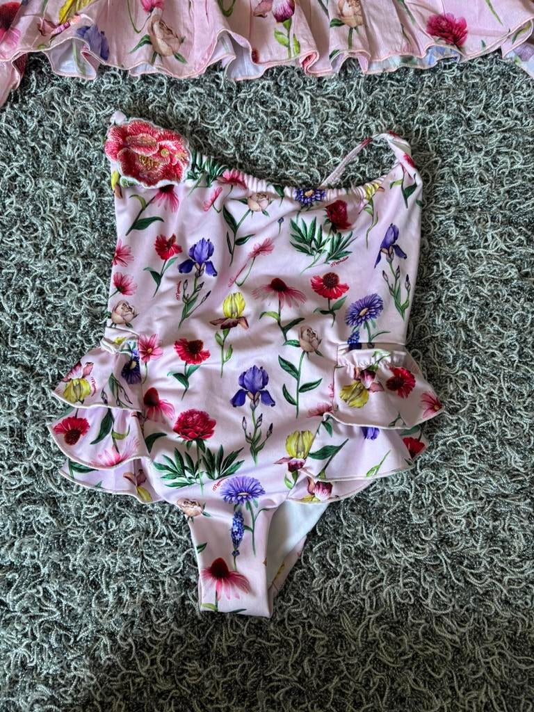 Monnalisa badpak 8 jaar, Kinderen en Baby's, Meisje, Badpak, Zo goed als nieuw, Ophalen of Verzenden