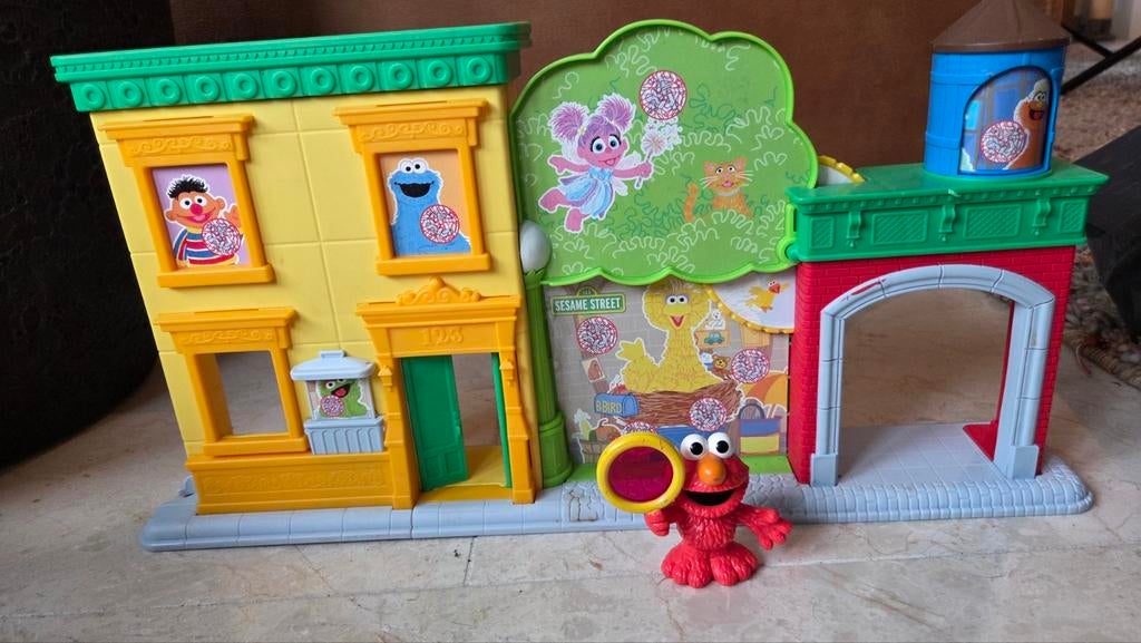 Sesamstraat Speelset - zoek de letters, Ophalen of Verzenden, Zo goed als nieuw, Auto, Met geluid