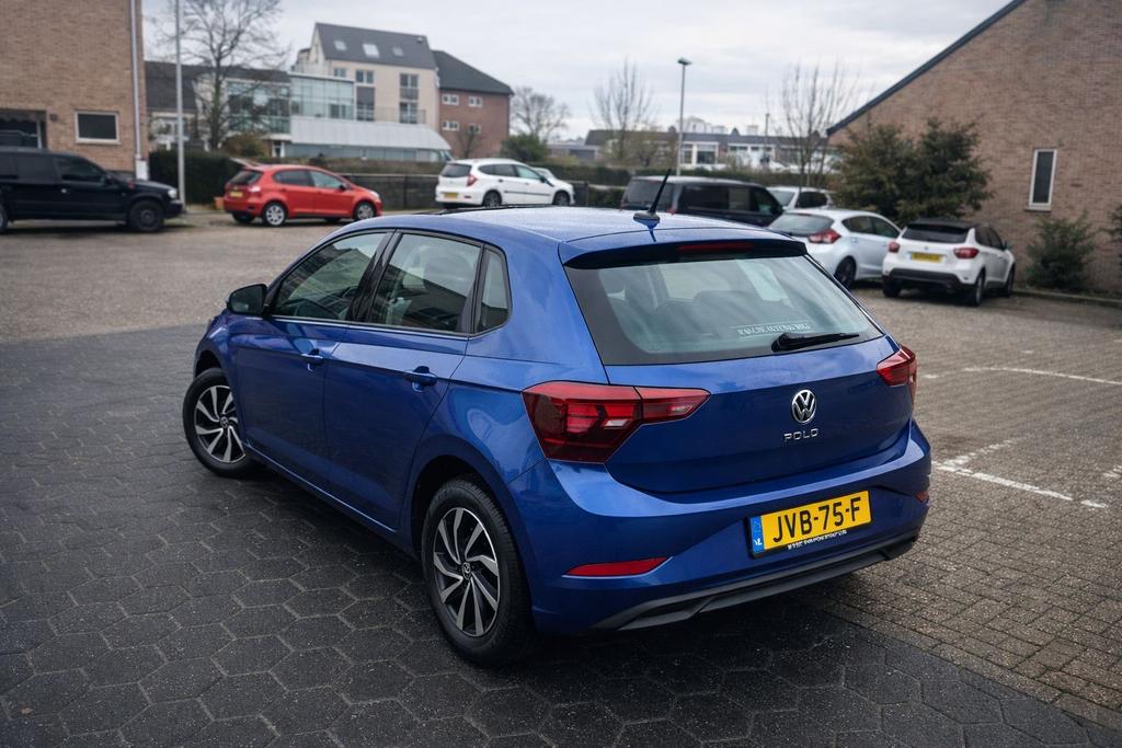 Volkswagen Polo 1.0 TSI 95pk DSG7 2023 Blauw, Stof, 95 pk, Particulier, USB