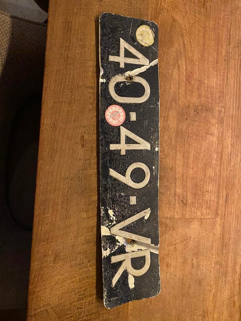 Kentekenplaat, Ophalen of Verzenden, Gebruikt, Auto's