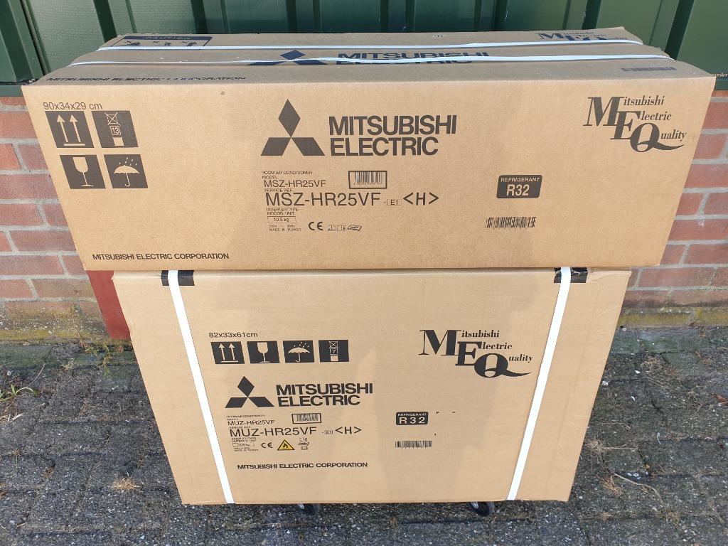Mitsubishi Electric 2,5 KW Airco Warmtepomp R32 NIEUW!, Ophalen, Koelen en Ontvochtigen, Timer, Nieuw