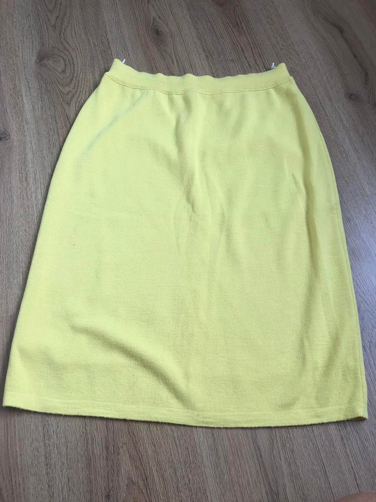 Gispa geel gebreid wol wollen rokje rok recht model l, Kleding | Dames, Maat 38/40 (M), Geel, Ophalen of Verzenden, Zo goed als nieuw