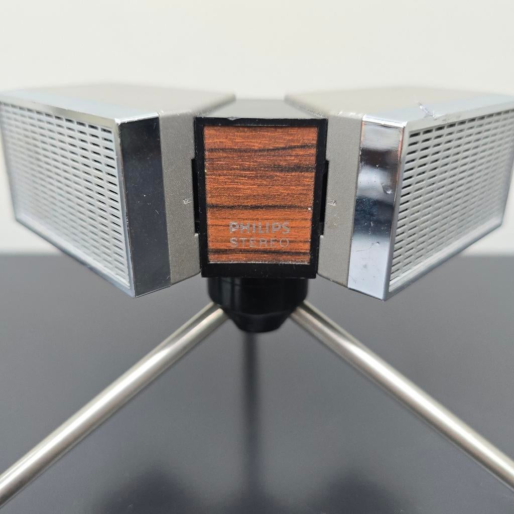 Vintage Philips EL 1979/00 dynamische stereomicrofoon, Muziek en Instrumenten, Microfoons, Ophalen of Verzenden, Gebruikt, Overige typen